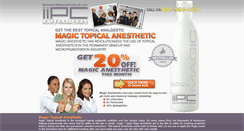 Desktop Screenshot of magicanesthesia.com